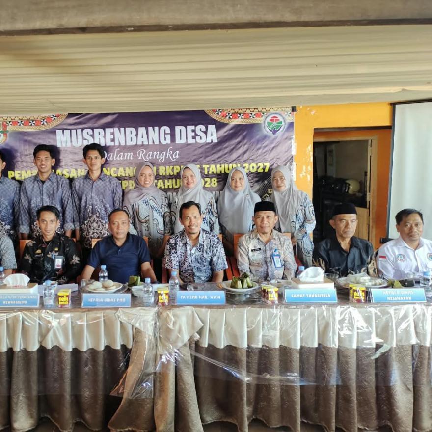Pemerintah Desa Mario Gelar Musrenbang Pembahasan RKPDes Tahun 2027 dan DU-RKPDes Tahun 2028